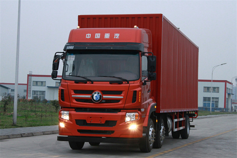 重汽王牌 W5B-M重卡 340马力 8X4 9.6米 国四仓栅式载货车(10档)(CDW5310CCYA3T4)