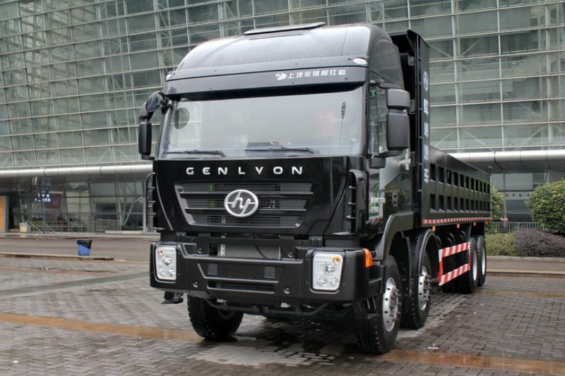 上汽红岩 杰狮C100重卡 350马力 8X4 7.2米 国四 自卸车(高顶)(CQ3315HTG366B)