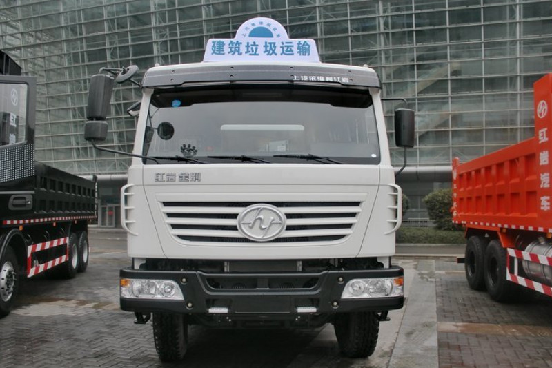上汽红岩 金刚重卡 310马力 6X4 5.6米 国四 自卸车(U型渣土车)(CQ3255TRG384)