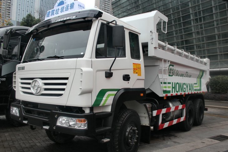 上汽红岩 金刚重卡 310马力 6X4 5.6米 国四 自卸车(U型渣土车)(CQ3255TRG384)