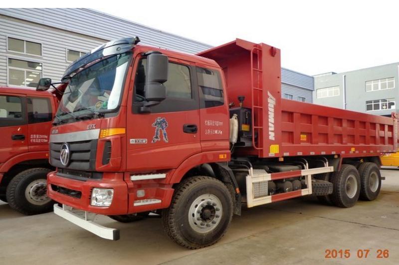福田 欧曼ETX 9系重卡 350马力 6X4 国四6.2米自卸车(城建渣土)(BJ3253DLPKE-XE)