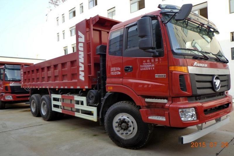 福田 欧曼ETX 9系重卡 城建型 375马力 6X4 国五6米自卸车(法士特)(BJ3253DLPKE-AD)