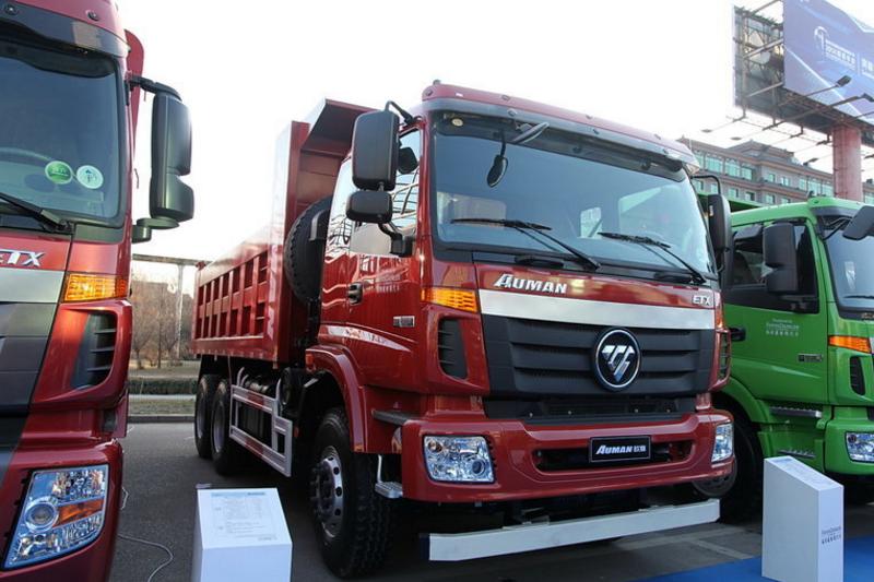 福田 欧曼ETX 9系重卡 350马力 6X4 国四5.8米自卸车(BJ3253DLPKE-XD)