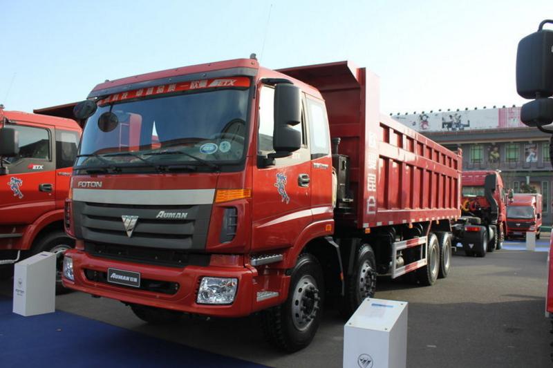 福田 欧曼ETX 9系重卡 375马力 8X4 国五8.8米自卸车(BJ3313DMPKJ-AC)