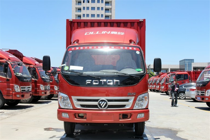 福田 奥铃TX 110马力 3.7米 4X2 国五排半厢式轻卡(江齿JC5-28)(BJ5043XXY-FE)