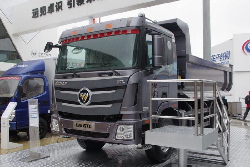 福田 欧曼GTL 9系重卡 375马力 6X4 国五6.2米自卸车(BJ3259DLPKE-XE)