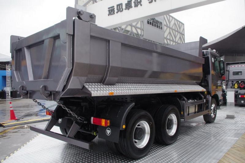 福田 欧曼GTL 9系重卡 375马力 6X4 国五6.2米自卸车(BJ3259DLPKE-XE)