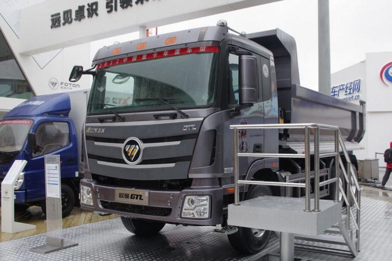 福田 欧曼GTL 9系重卡 336马力 6X4 国五5.6米自卸车(BJ3259DLPKB-XD)