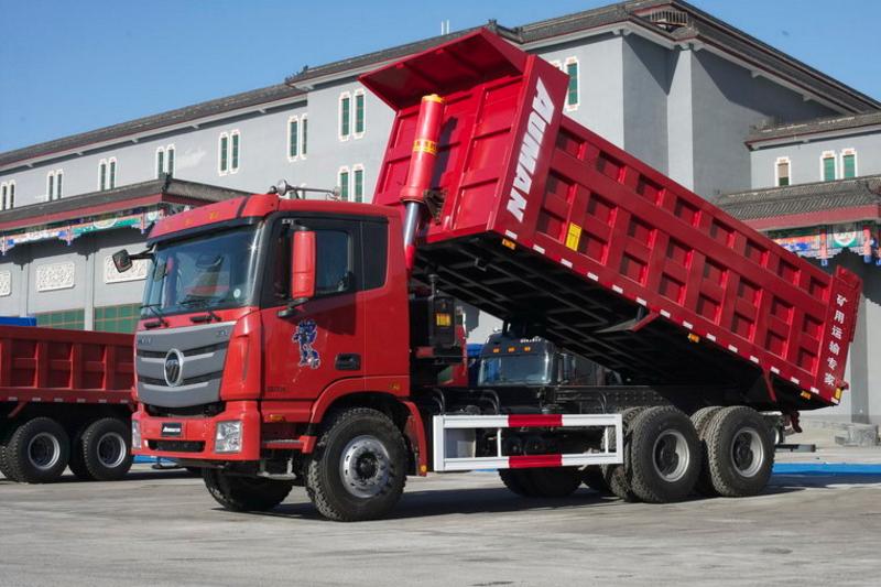 福田 欧曼GTL 9系重卡 336马力 6X4 国五6.2米自卸车(BJ3259DLPKE-XE)