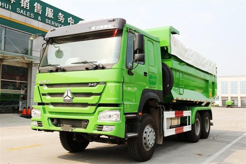中国重汽 HOWO重卡 340马力 6X4 5.6米 国四自卸车(U型斗新型渣土车)(SMG3257ZZN38H5L4)