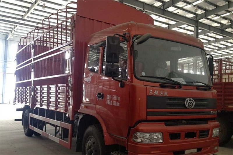 三环十通 昊龙中卡 160马力 4X2 6.8米 国四仓栅式载货车(STQ5165CCYN4)