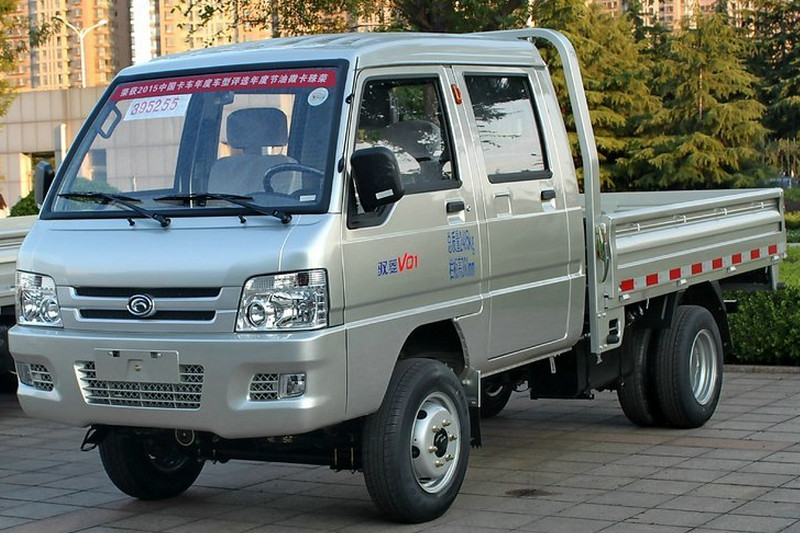 时代汽车 驭菱VQ1 1.1L 61马力 汽油/CNG 2.5米 国五 双排栏板微卡(BJ1020V2AV4-B4)