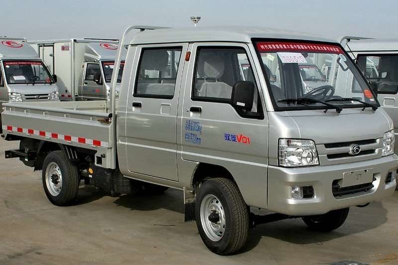 时代汽车 驭菱VQ1 1.1L 61马力 汽油/CNG 2.5米 国五 双排栏板微卡(BJ1020V2AV4-B4)