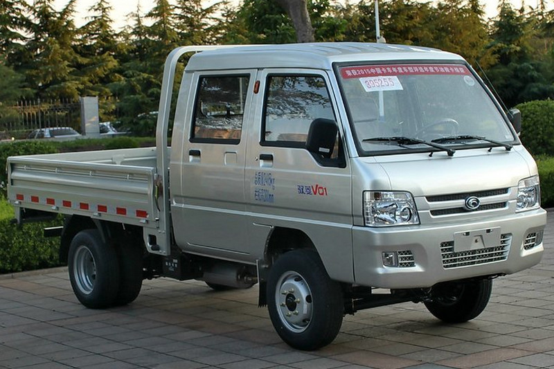 时代汽车 驭菱VQ1 1.1L 61马力 汽油/CNG 2.5米 国五 双排栏板微卡(BJ1020V2AV4-B4)