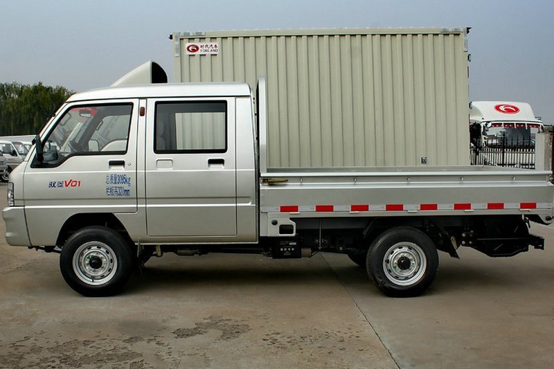 时代汽车 驭菱VQ1 1.1L 61马力 汽油/CNG 2.5米 国五 双排栏板微卡(BJ1020V2AV4-B4)