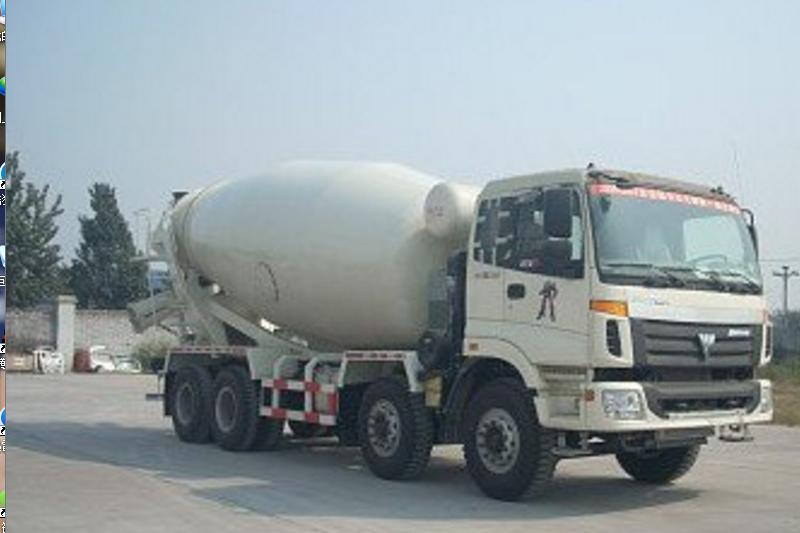 福田欧曼ETX 标载型 350马力 8X4 国四天然气混凝土搅拌车(BJ5317GJB-XA)
