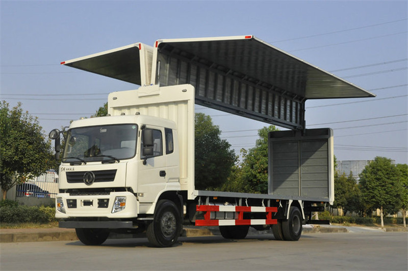 东风 专底系列 180马力 4X2 8.6米 国五翼开启厢式载货车(EQ5180XYKGD5D)