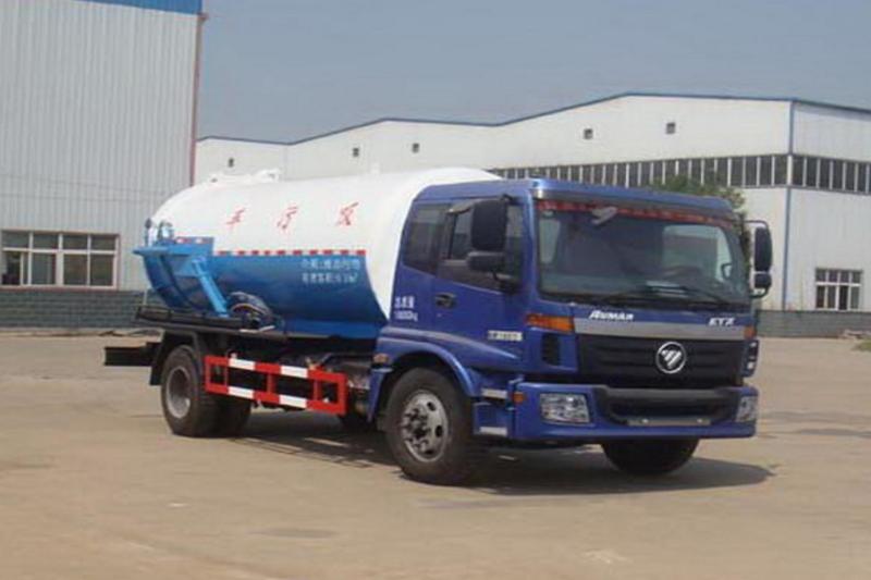 福田 欧曼ETX 3系 210马力 4X2 国四吸污车(HLQ5160GXWB)