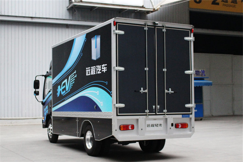 吉利远程 E200 标准版 4.2米单排厢式载货车(侧开门)(纯电动)(DNC5070XXYBEV01)
