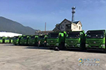 210辆豪沃渣土车交付，重汽为美丽福州建设加油助力！