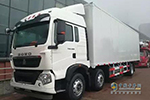 重汽豪沃T5G 6×2燃气厢式运输车 快递用户的新选择